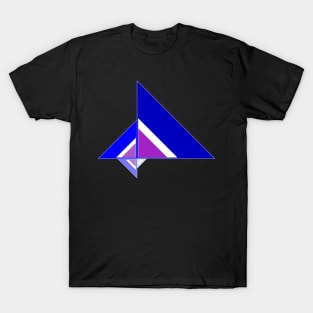 Blue and Pink Triangles T-Shirt